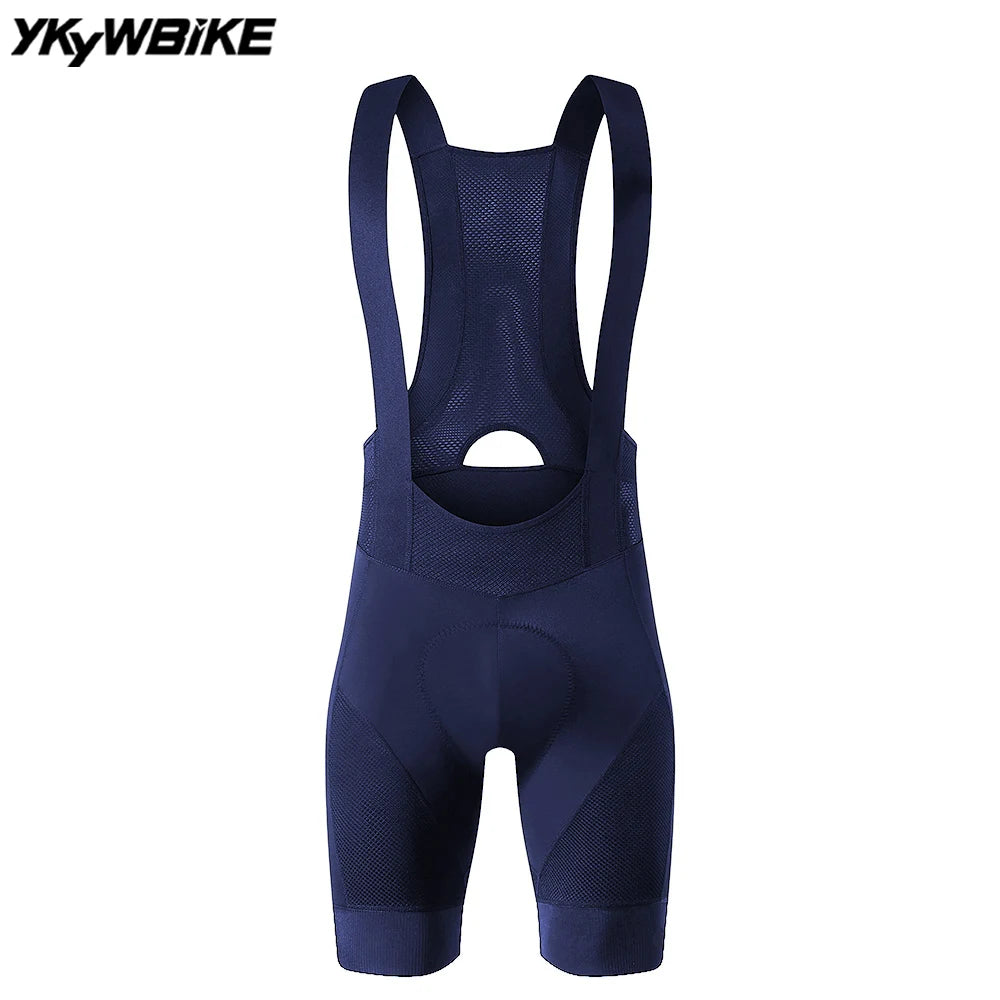 YKYWBIKE Cycling Bib Shorts Men Outdoor Wear Bike Ride 6 Hours Padded Riding Bib Tights Bicycle Men&