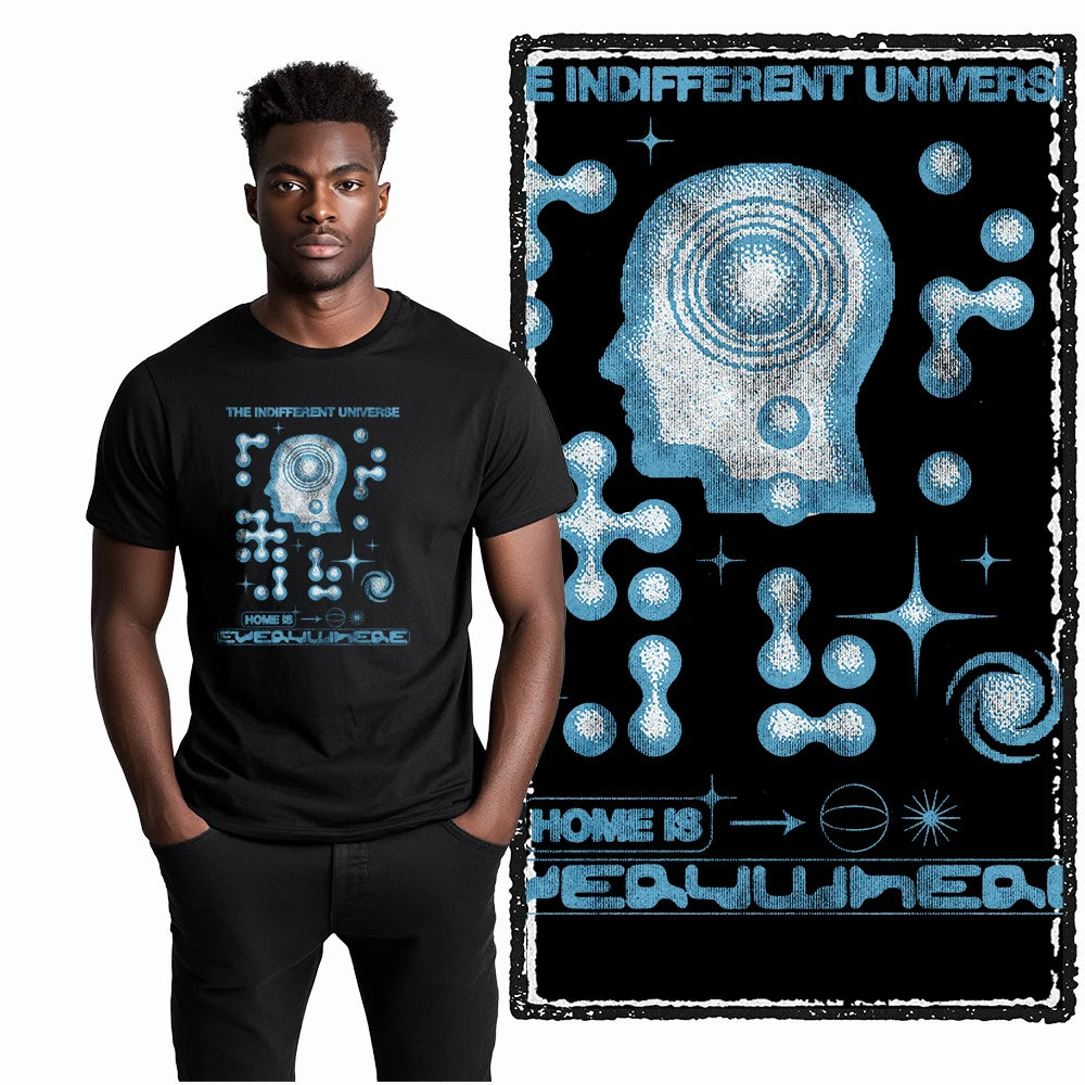 Coolmind Graphic T-Shirt | Big Size Cotton Unisex Tee