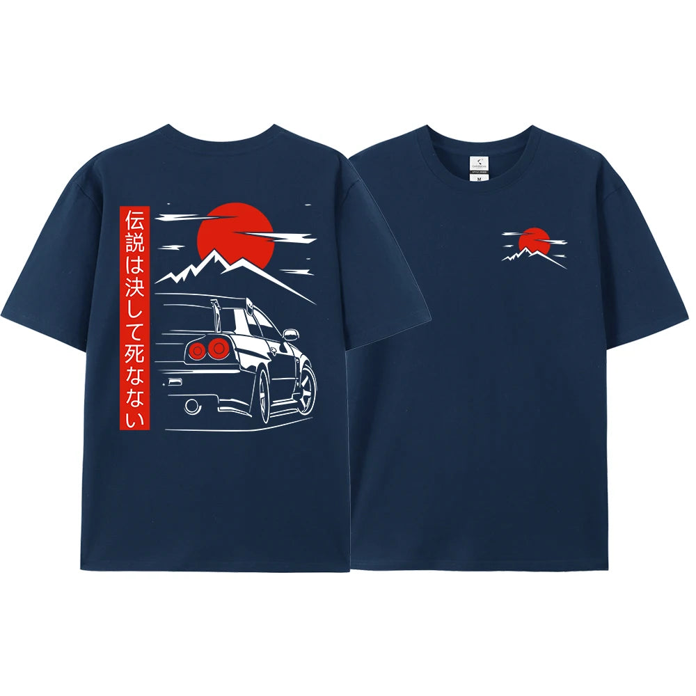 Japanese Style Car JDM Culture GTR Racing T-Shirt