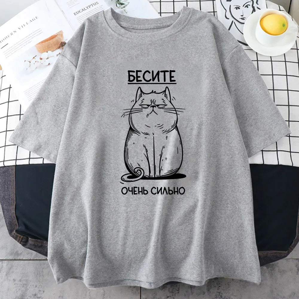 Cat Graphic Tee