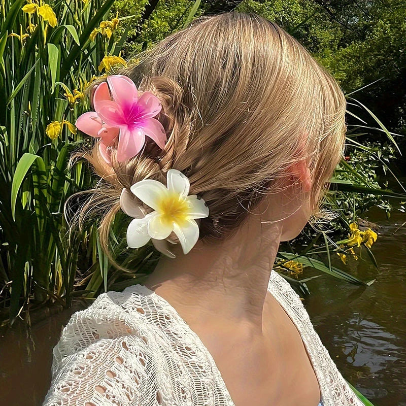 Fashion Flower Hair Claw Clip for Women & Girls