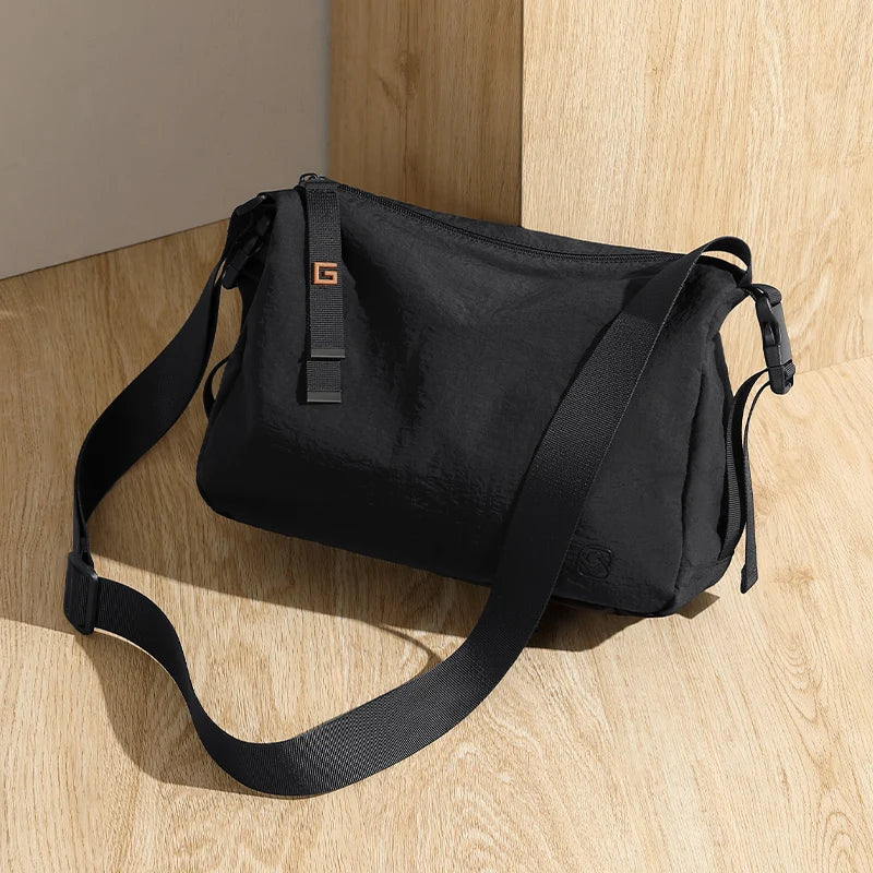 Lightweight Waterproof Crossbody Messenger Bag with Anti-Theft Design