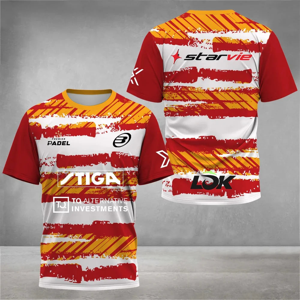 Men’s Quick-Dry Sports T-Shirt | Summer Tennis, Padel & Running Training Tee