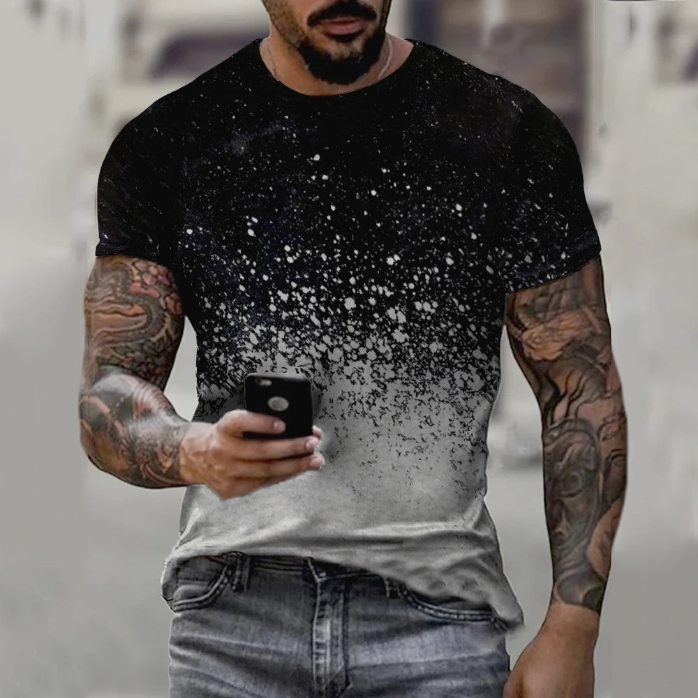 Unisex Graffiti 3D Print T-Shirt