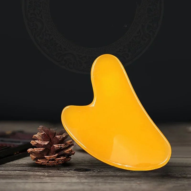 1pc Guasha Beautiful Massage Beeswax Scraping Massage Scraper