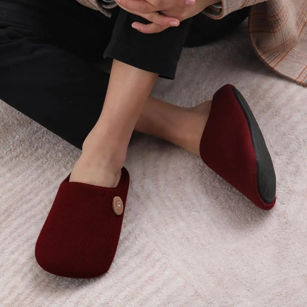 Winter Women’s Fluffy Memory Foam Slippers | Warm, Cozy & Anti-Slip