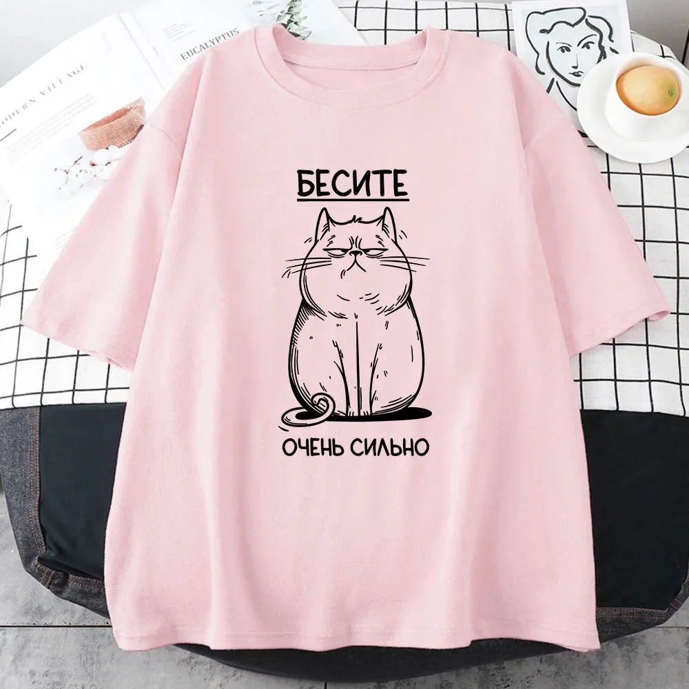 Cat Graphic Tee