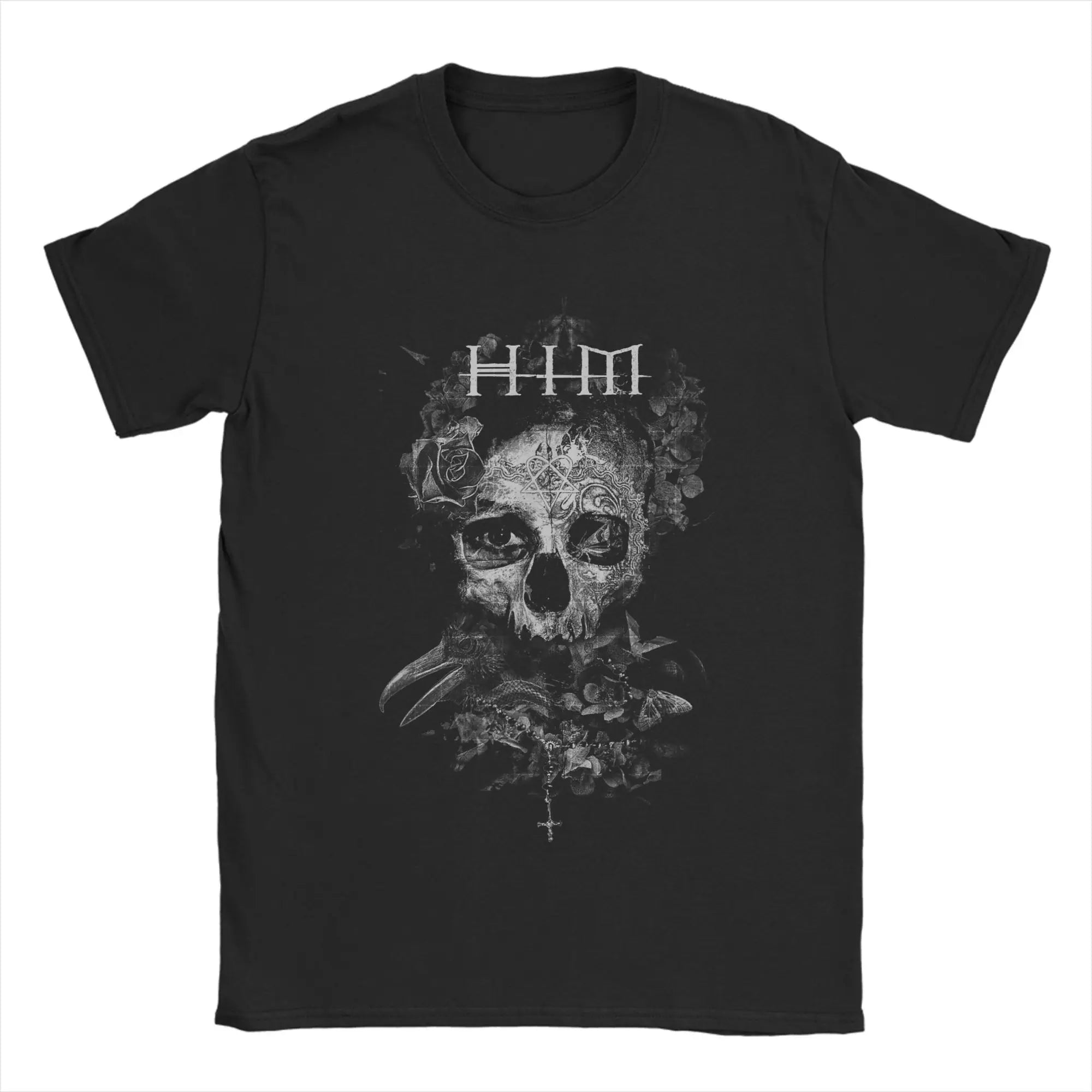 Ville Valo HIM Heartagram Pentagram T-Shirt | Classic Cotton Tee