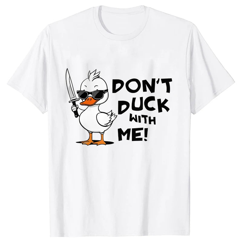 Duck With Knife Graphic T-Shirt | Men&