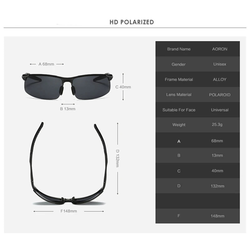AORON Driving Polarized Sunglasses for Men