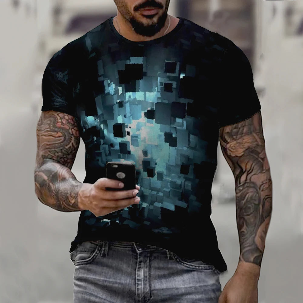 Unisex Graffiti 3D Print T-Shirt