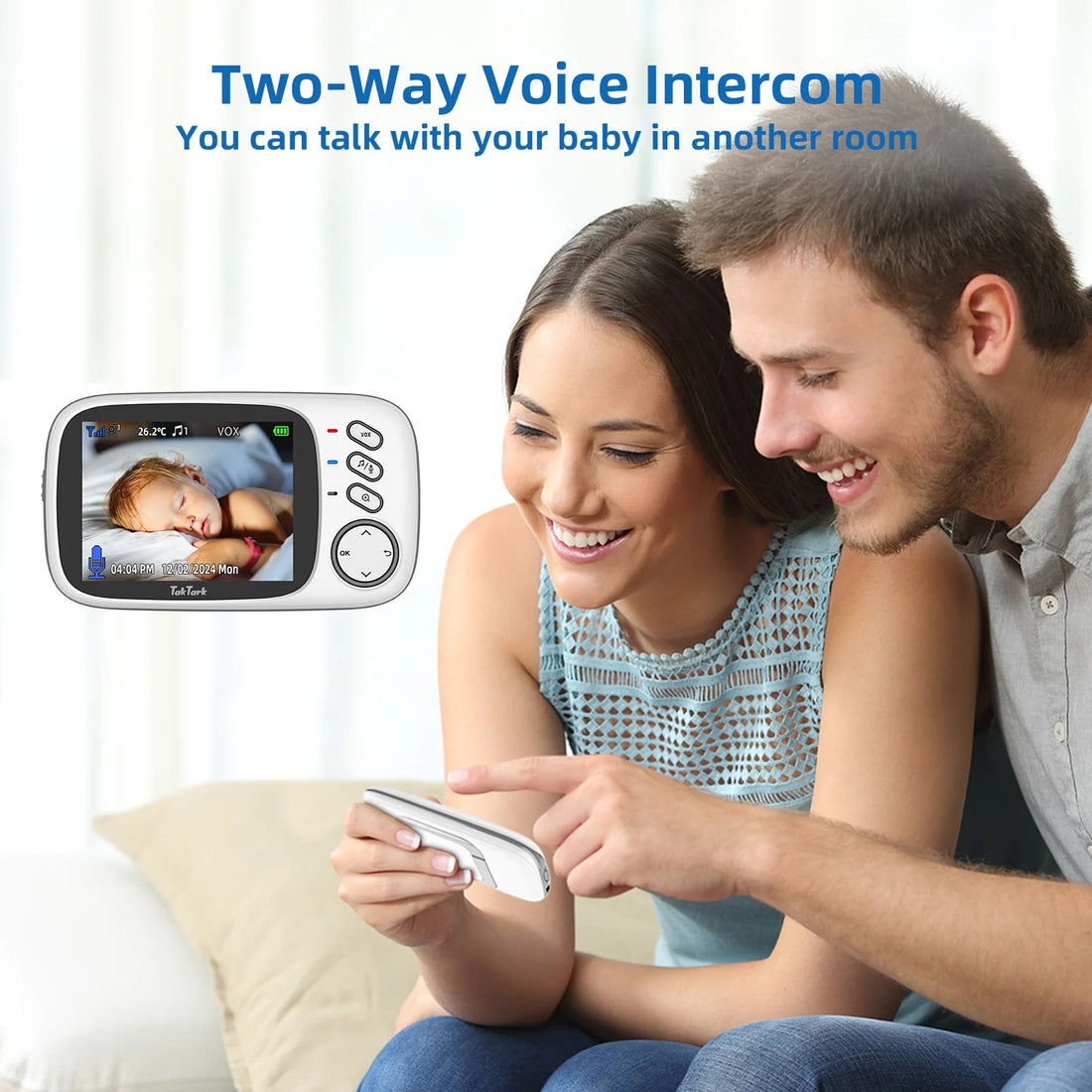 TakTark 3.2 Inch Wireless Video Baby Monitor