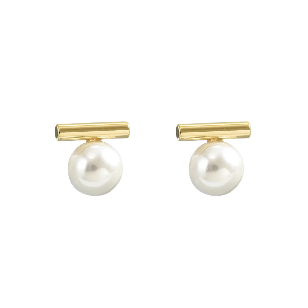 Elegant Imitation Pearl Stud Earrings