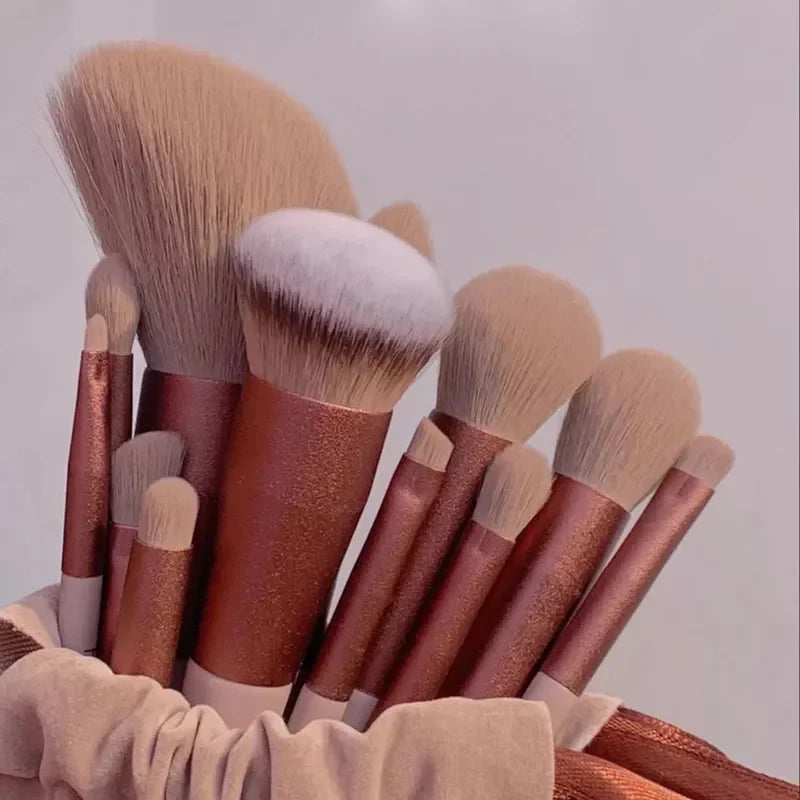 13-Piece Makeup Brushes Set