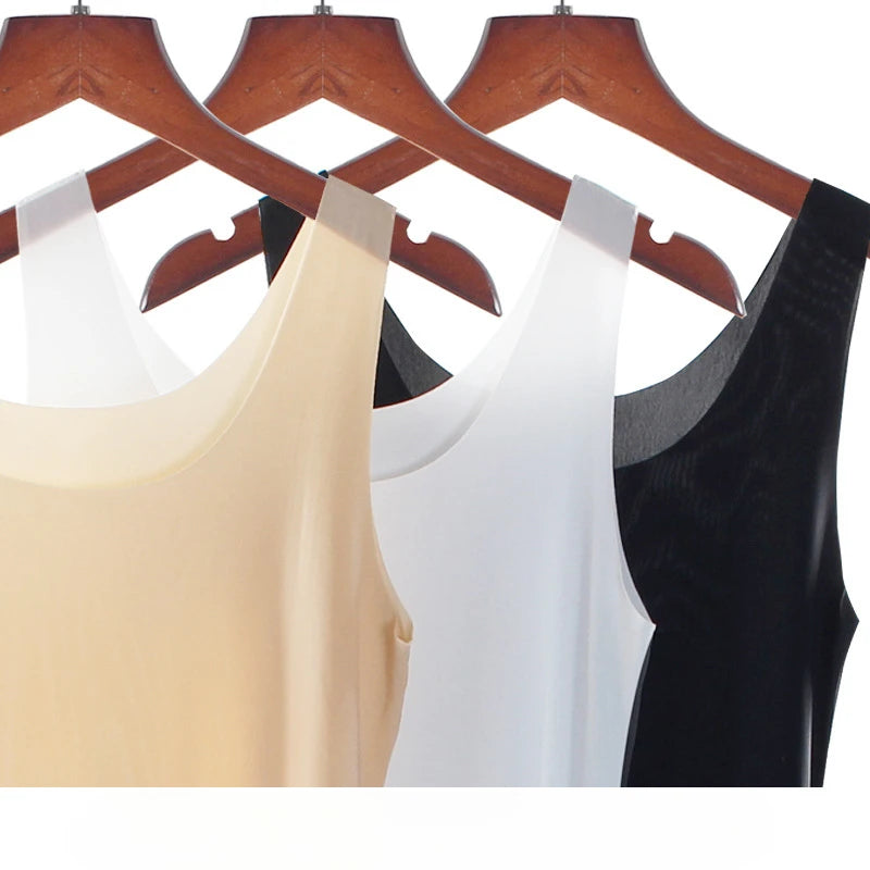 Seamless V-Neck Full Slips Dress for Women