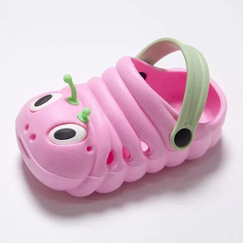 2024 Cute Cartoon Caterpillar Garden Shoes for Kids