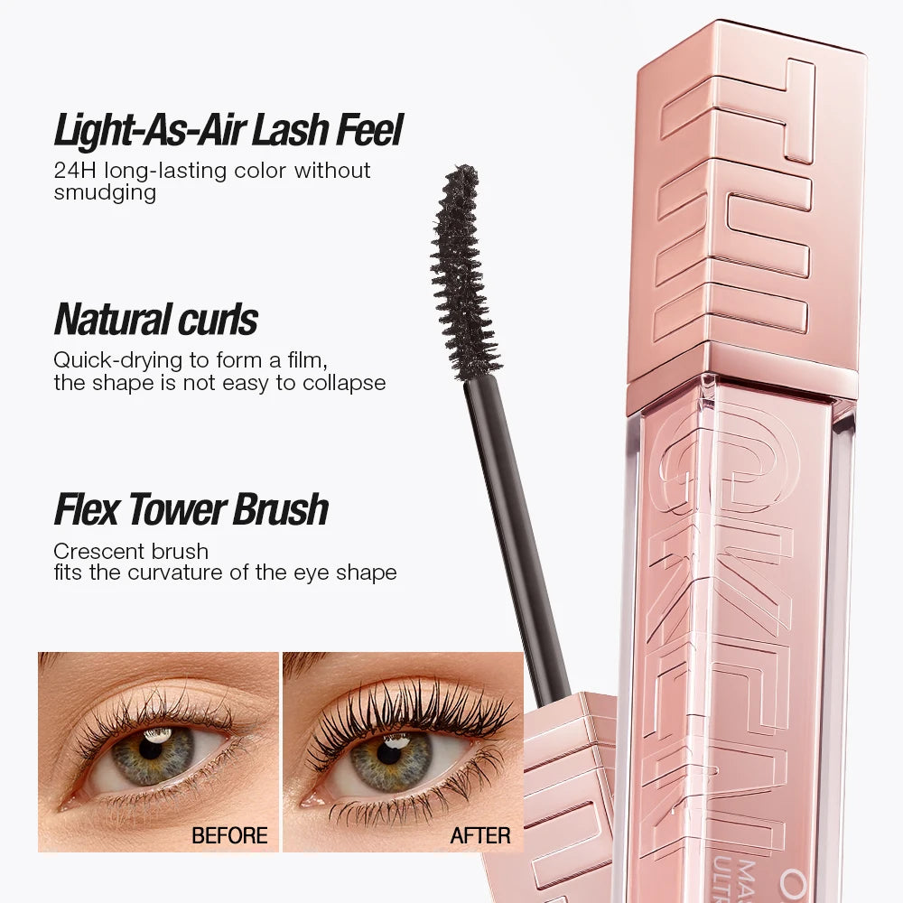 O.TWO.O 5D Mascara – Waterproof Volumizing & Lengthening Eyelash Extension Makeup