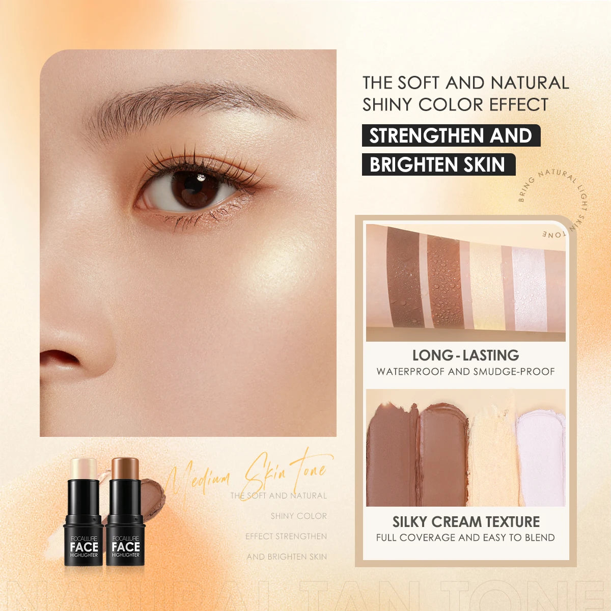 Waterproof Shimmer Face Stick