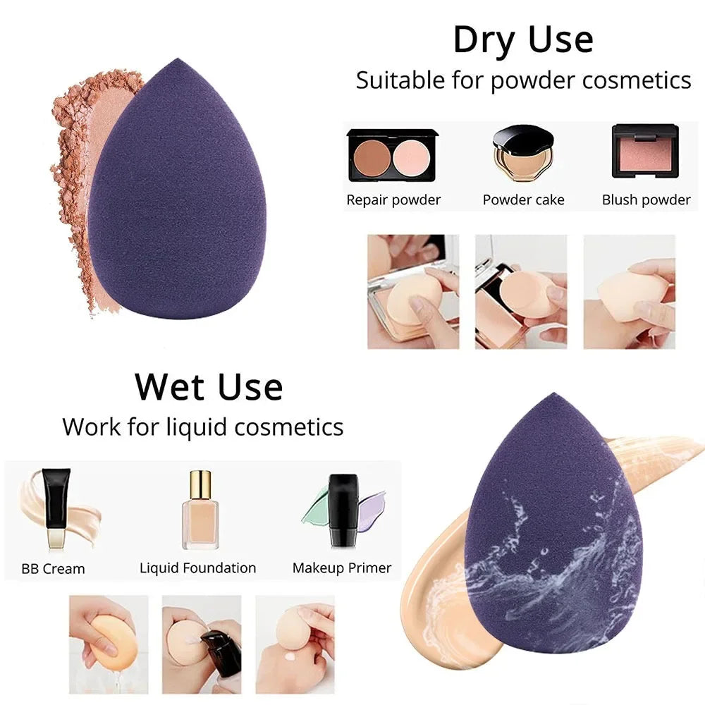Makeup Sponge Blender Set for Foundation & Cosmetic Application