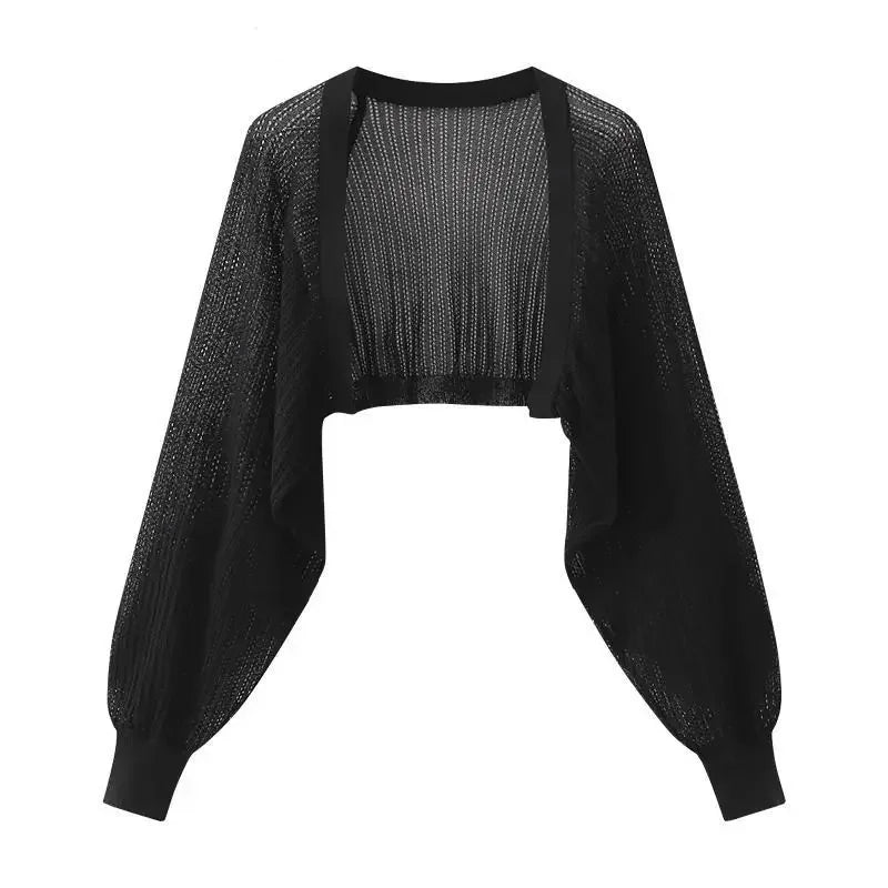 Summer Ice Silk Knitted Cardigan