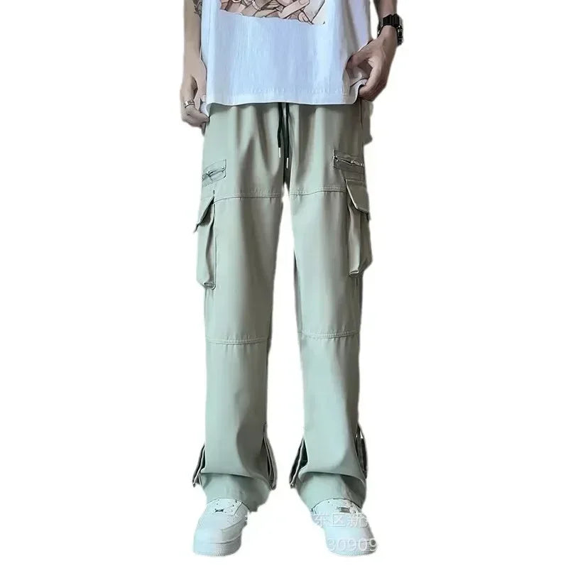Light Luxury Oversized Cargo Pants for Men