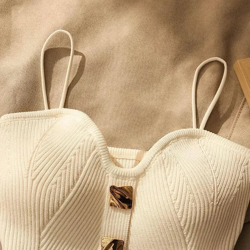 Summer Cross-Knit Suspender Women&