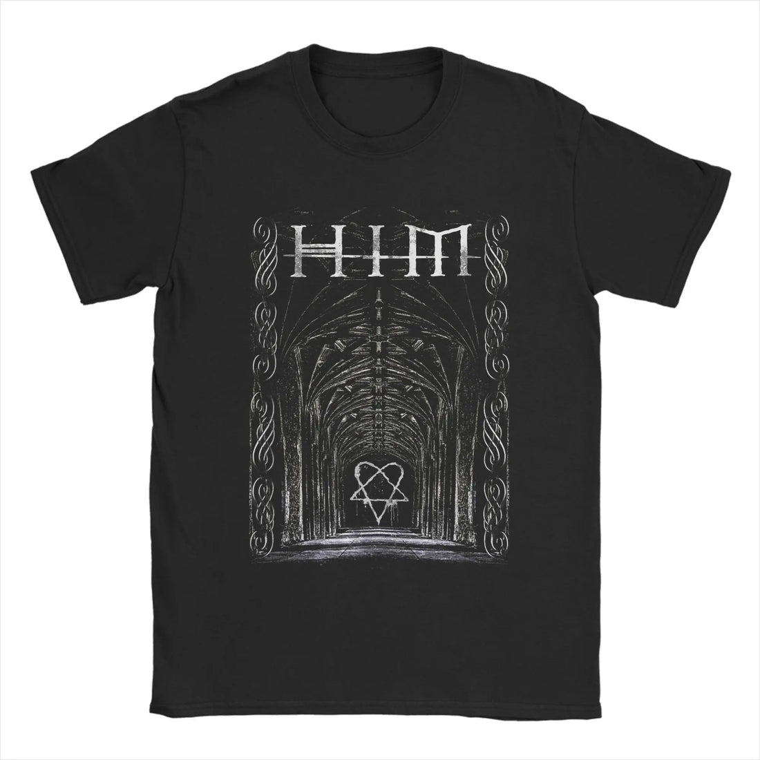 Harajuku Ville Valo Arch T-Shirt | HIM Band Inspired Aesthetic Tee
