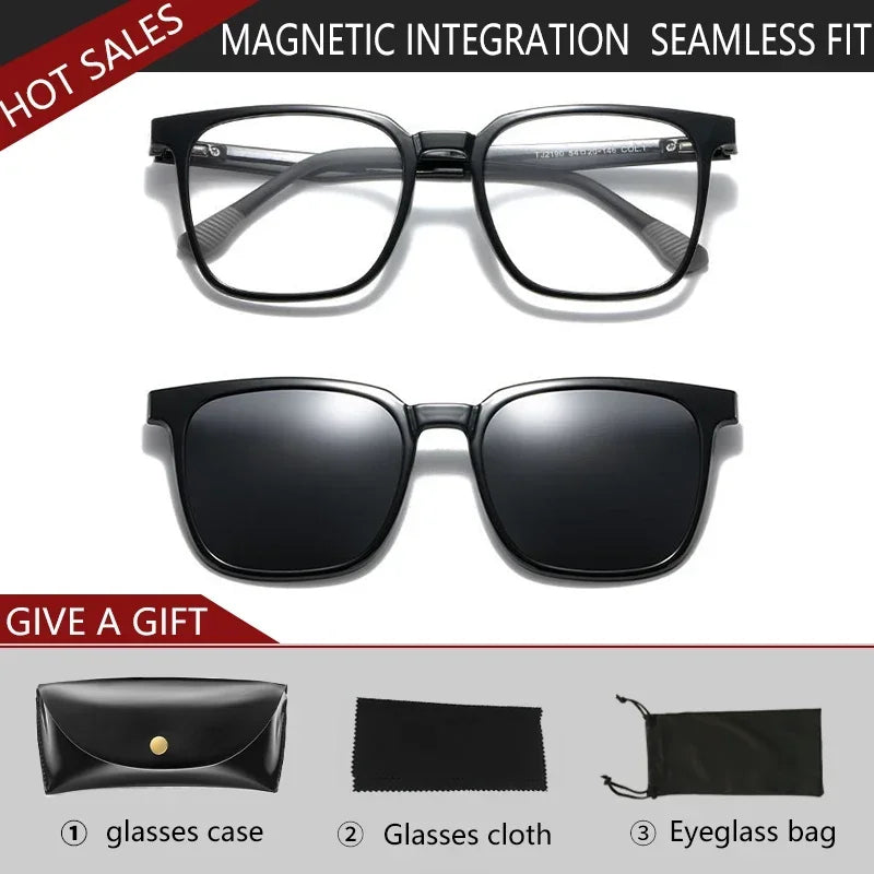VICKY NEW IN Magnetic Clip-On Optical Myopia Glasses