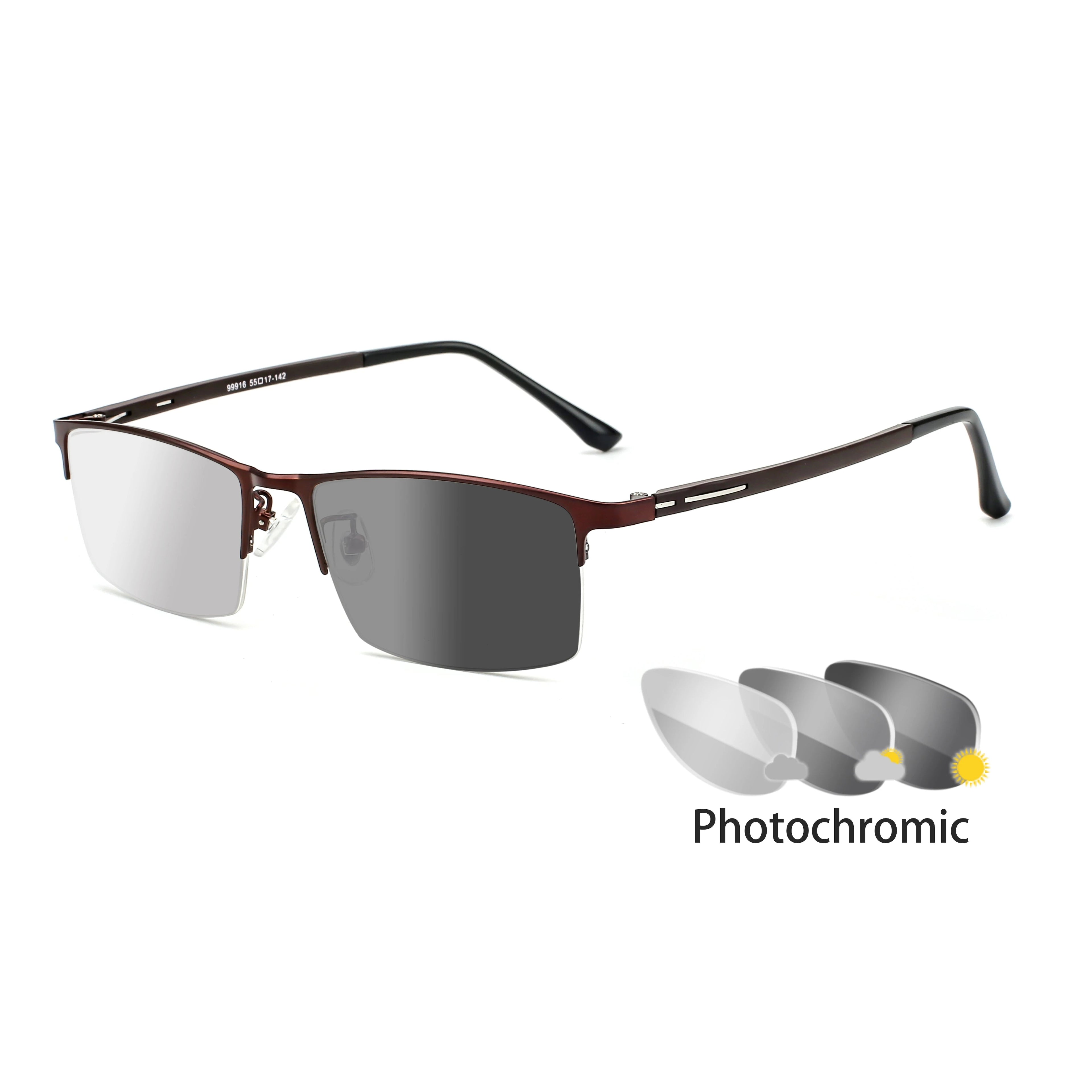 Photochromic Myopia Eyeglasses for Men