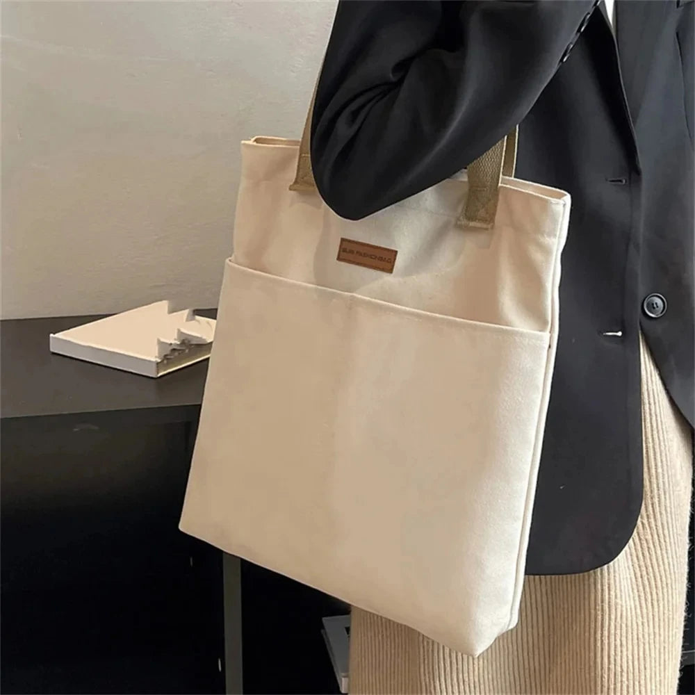 Canvas Large Capacity Tote Bag