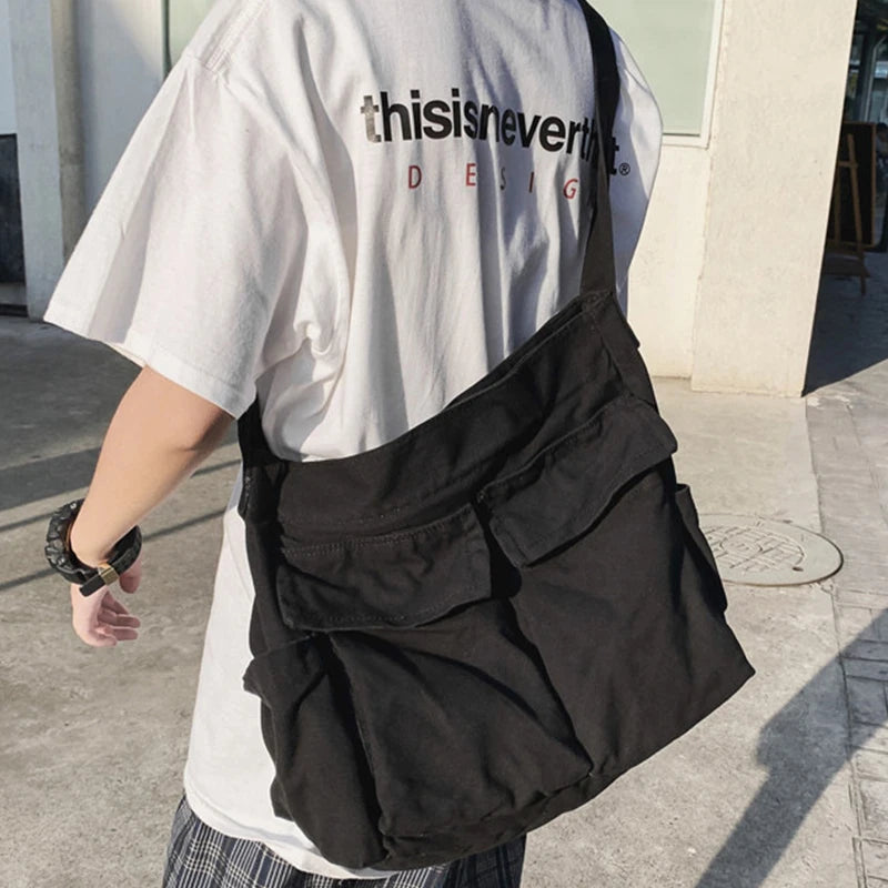 Canvas Teen Crossbody Shoulder Bag