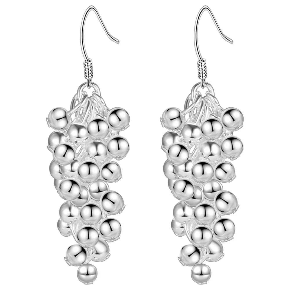 Sterling Silver Heart Stud Earrings for Women
