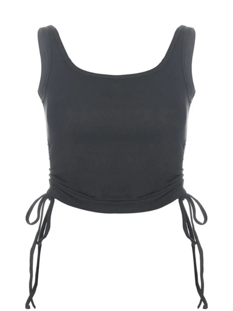 Sleeveless Casual Crop Top for Women