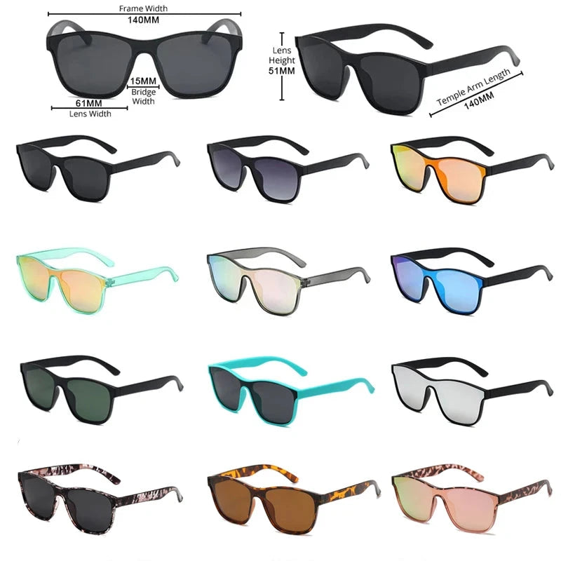 Stylish Square Polarized Sunglasses for Men and Women