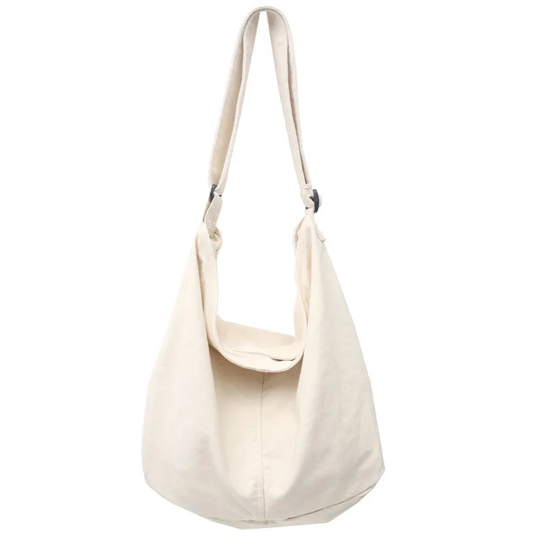 Women’s Canvas Large-Capacity Shoulder & Crossbody Bag