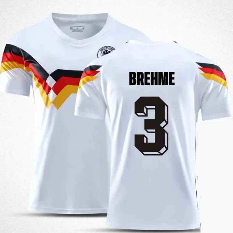 German National Football Team Kids Jersey | Euro Cup Style Quick-Dry Summer Sports Shirt
