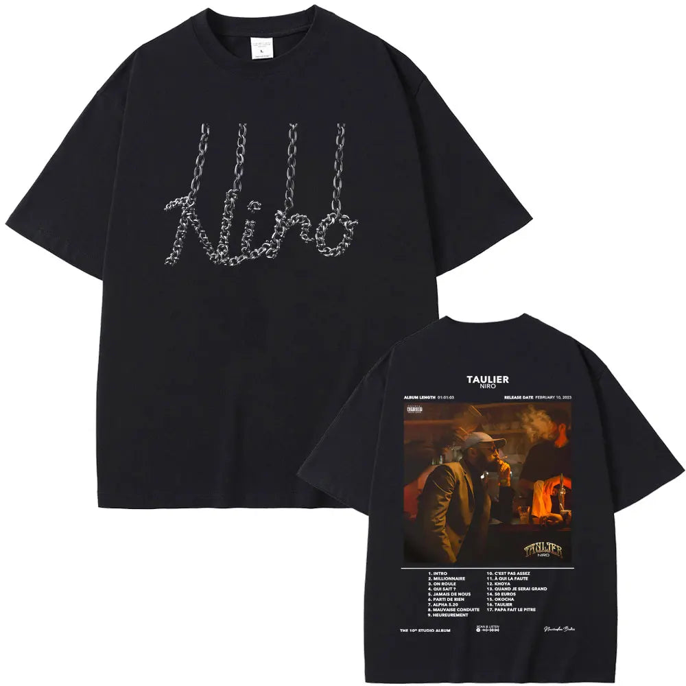 Rapper Niro OX7 Album Graphic T-Shirt | Vintage Hip Hop Streetwear Tee