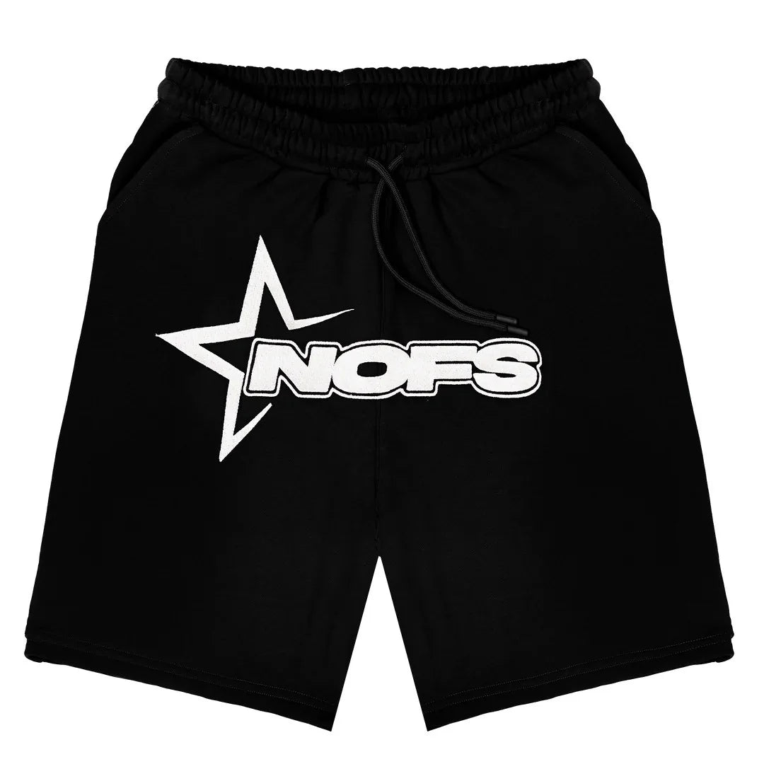 Men New Fashion Letter Graphics T-shirt Hip-hop Punk Summer Short Sleeve American Street Tops Shorts Set Y2K 2024 Men&