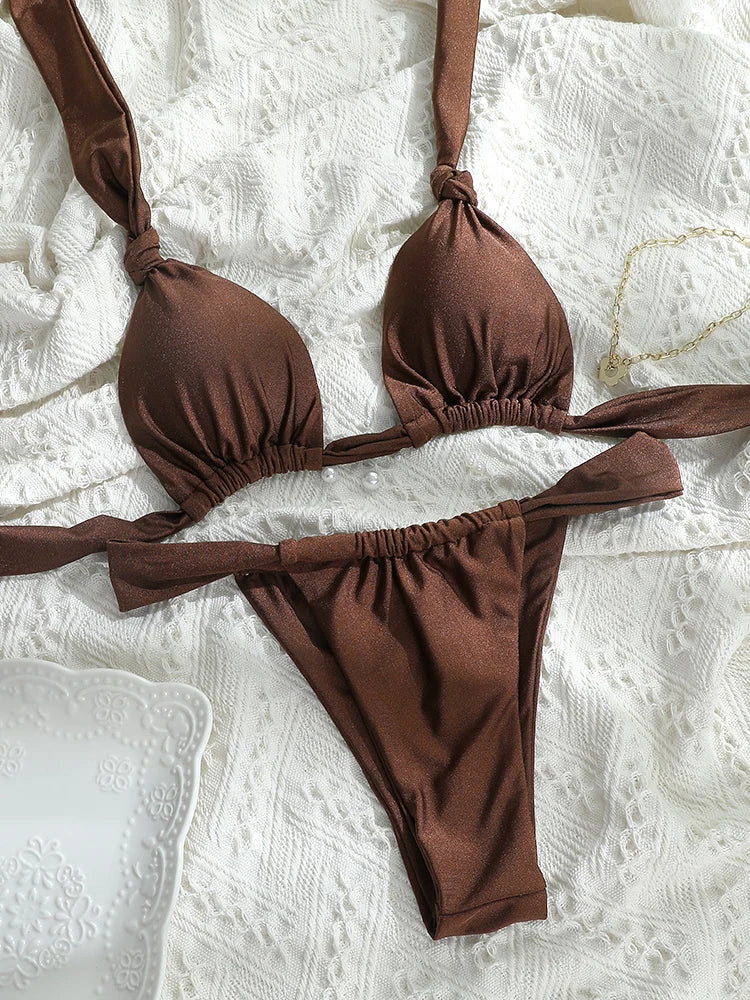 Push-Up Triangle 2-Piece Swimwear for Women