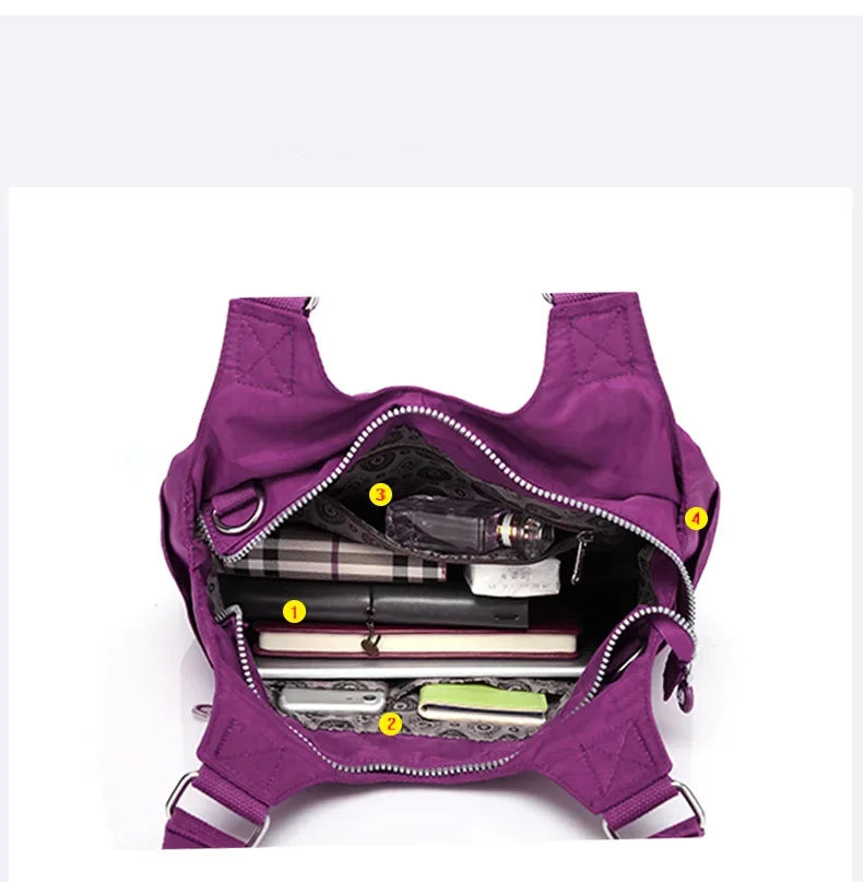 Large Capacity Waterproof Shoulder Messenger Bag