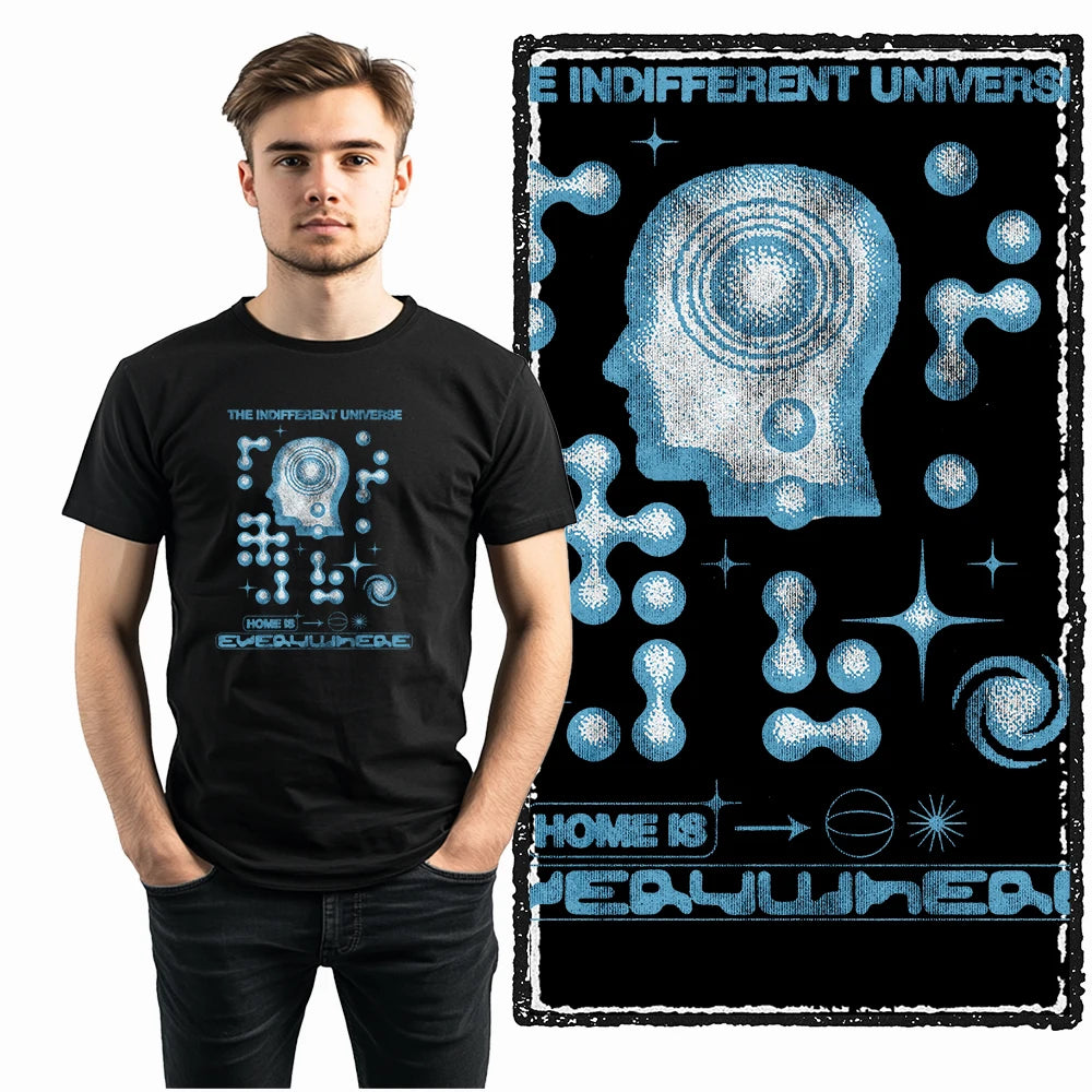 Coolmind Graphic T-Shirt | Big Size Cotton Unisex Tee
