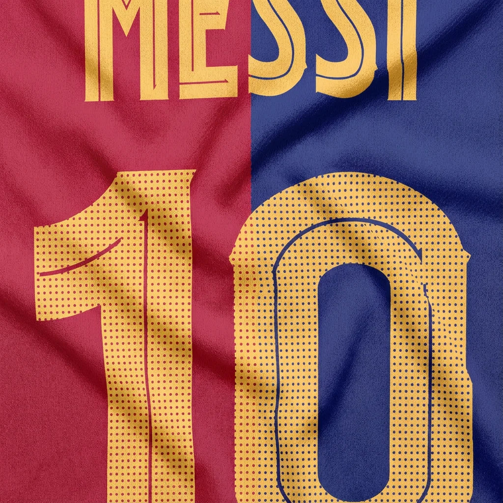 3D Printed Messi No.10 Football Training T-Shirt | Breathable Fan Jersey
