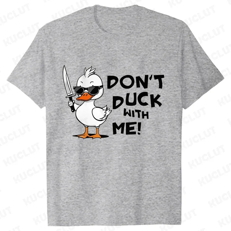 Duck With Knife Graphic T-Shirt | Men&