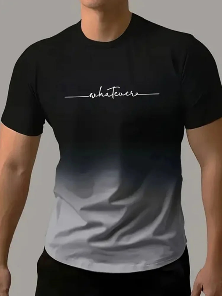 Simple Printed Oversized Men’s T-Shirt – Casual Summer Top