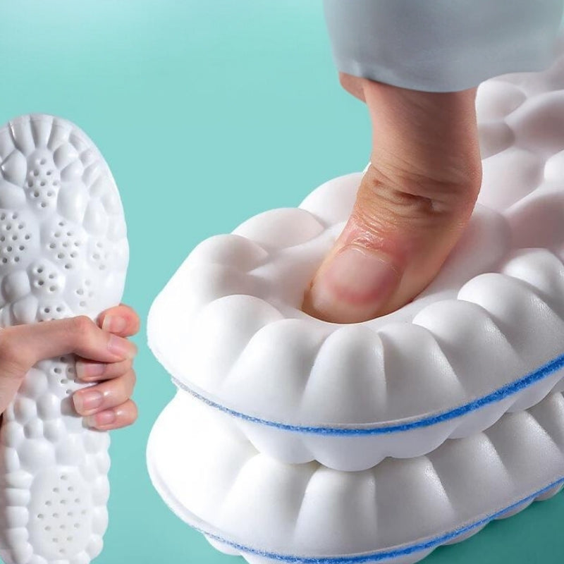4D Cloud Technology Sports Insoles Breathable & Shock Absorbing