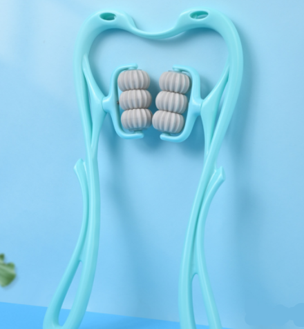 Multifunctional Manual Six-wheel Neck Massager