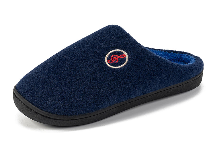Casual Women’s Home Slippers | Warm &amp; Elegant Music Note Design