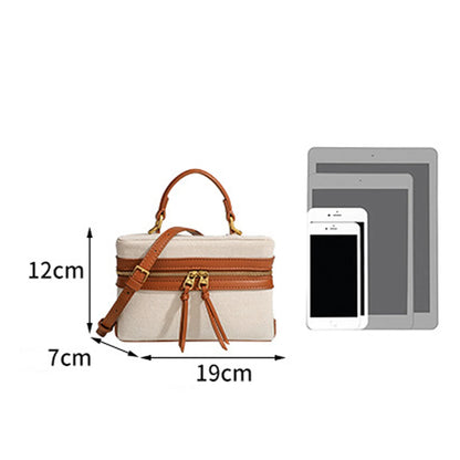 Retro Canvas Small Crossbody Bag