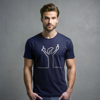 Balum La Linea Funny Graphic T-Shirt | Men’s Casual Streetwear Tee