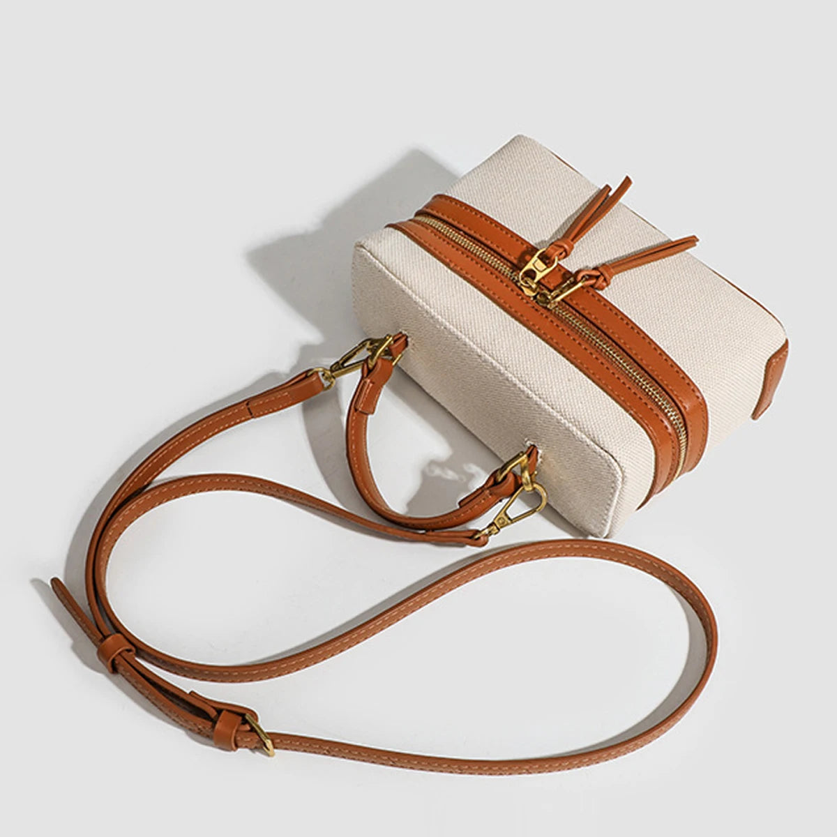 Retro Canvas Small Crossbody Bag